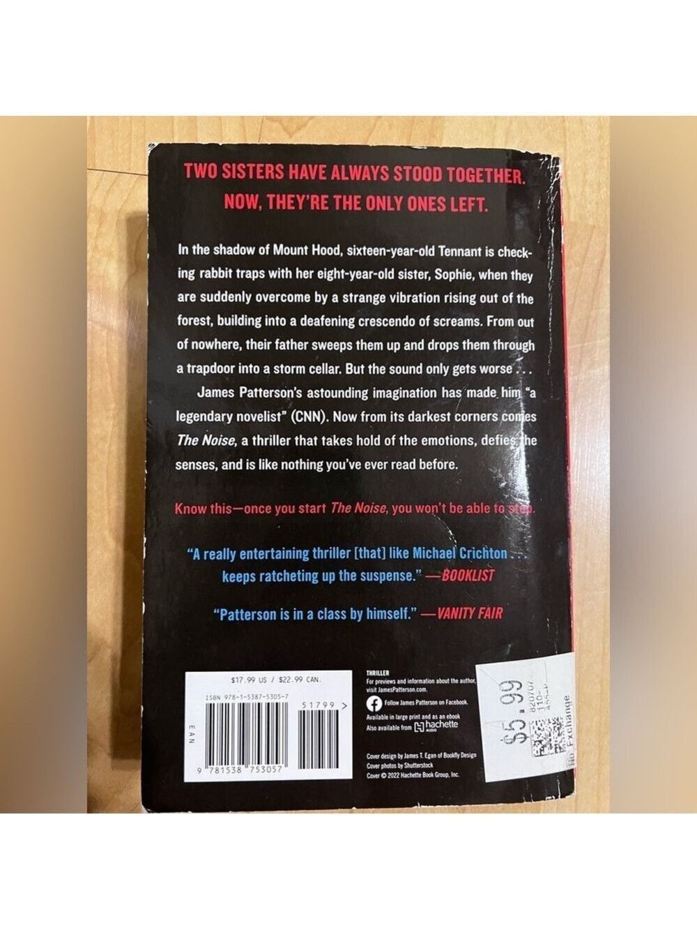 The Noise by James Patterson Paperback - Picture 2 of 2